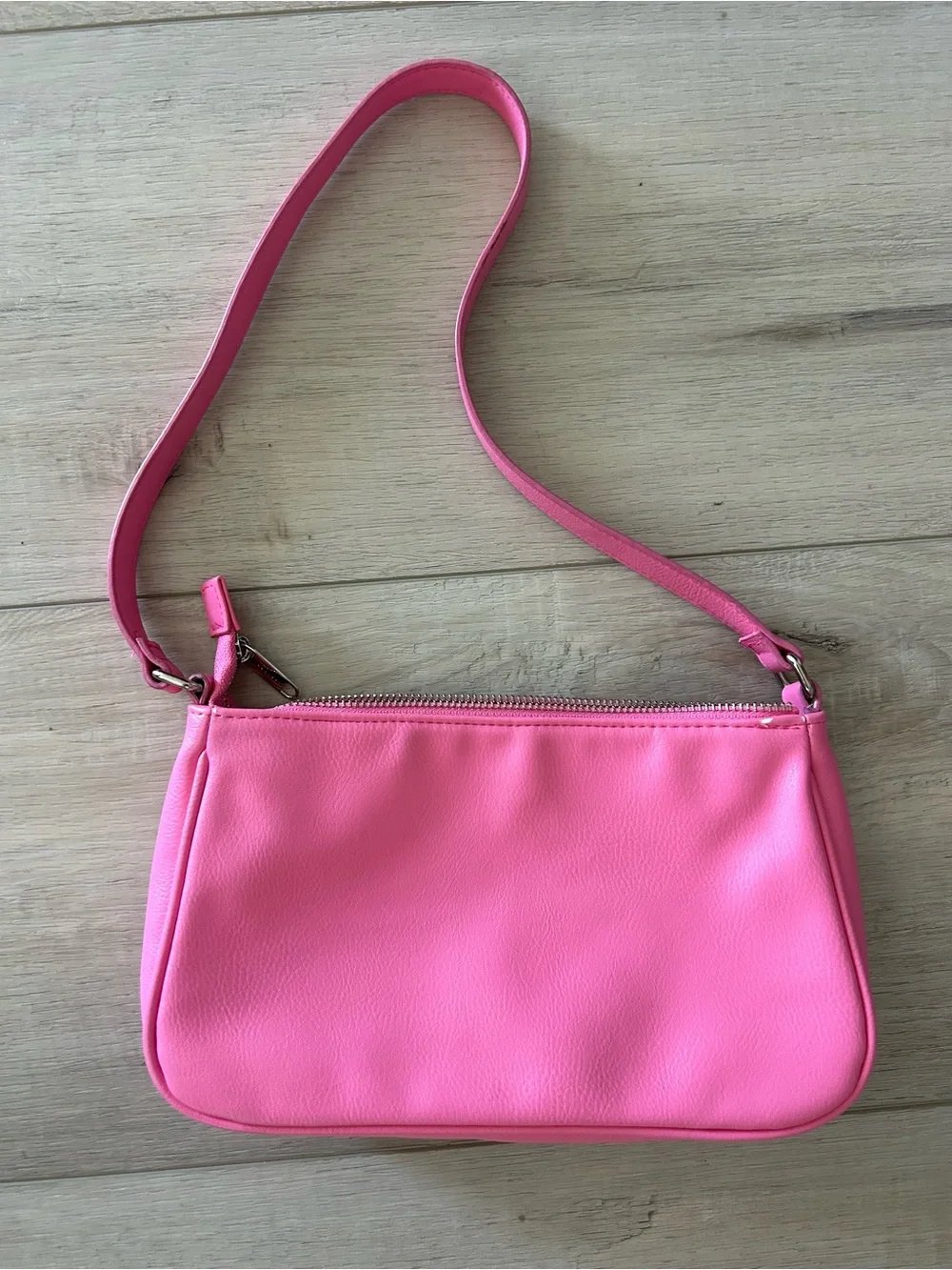 Wild Fable Colorblock Pink Shoulder Bag with Orange & Yellow Panels